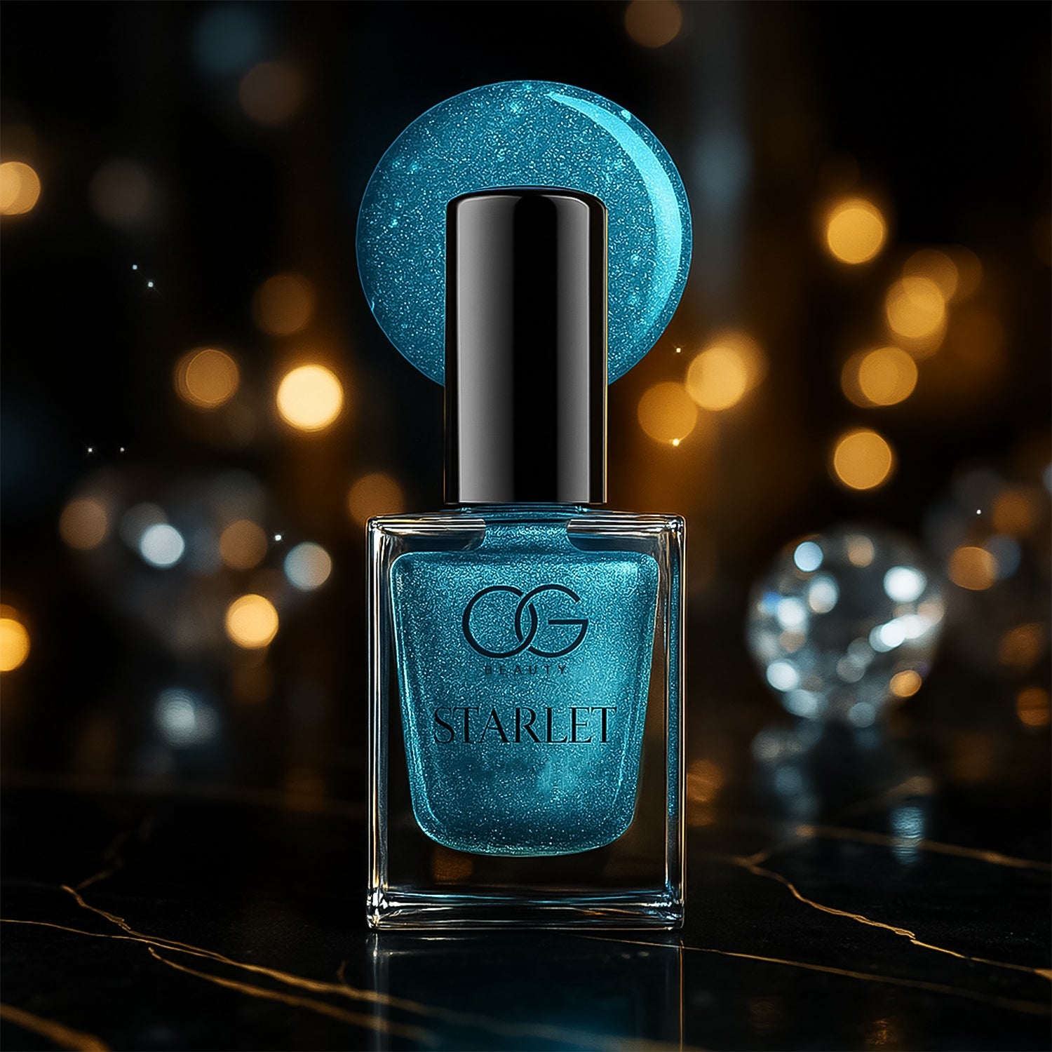 OG Beauty Aqua Bluebell Starlet Glitter Nail Paint (10 ML / 1 Pc) OG Beauty Aqua Bluebell Starlet Glitter Nail Paint (10 ML / 1 Pc)